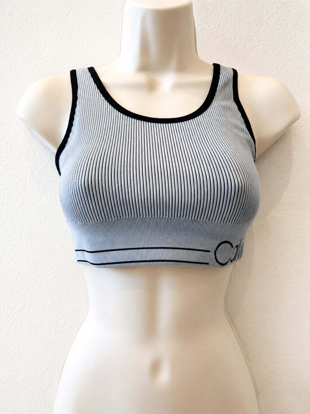 Calvin Klein Performance Women's Ribbed Medium Impact Sports Bra